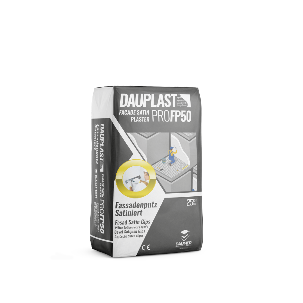 Dauplast ფითხი ფასადის 25კგ — ფითხი და ბათქაში